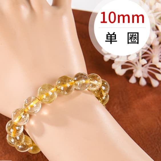 天然石ブレスレット ゴールドルチル