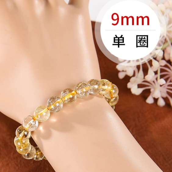 天然石ブレスレット ゴールドルチル