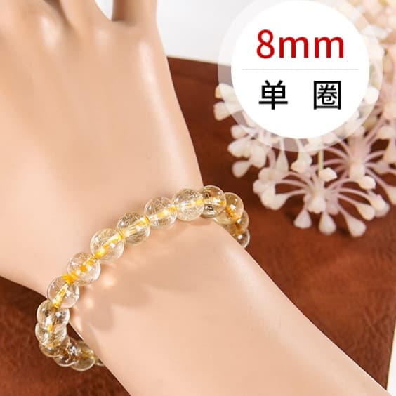 天然石ブレスレット ゴールドルチル