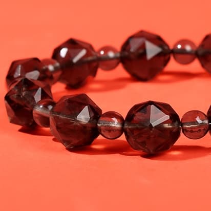 天然石ブレスレット スモーキークォーツ 煙水晶