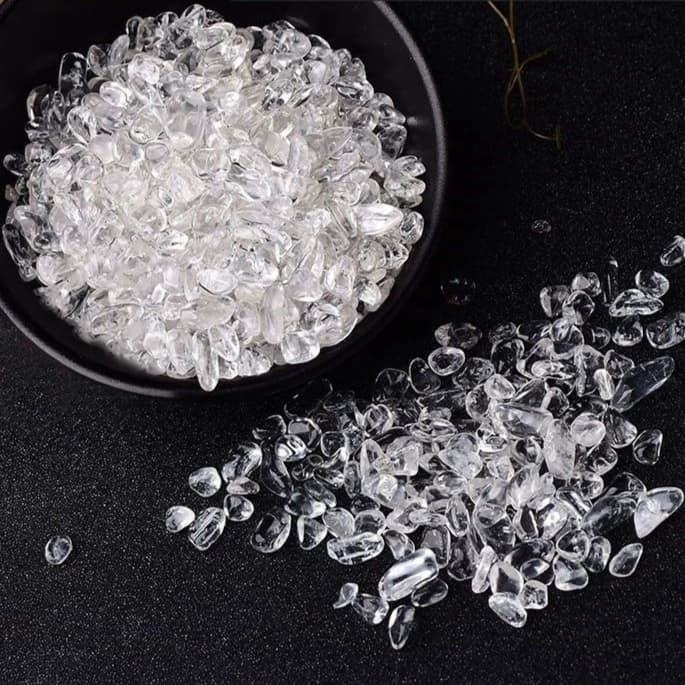 水晶のさざれ石500g 天然石ブレスレット浄化
