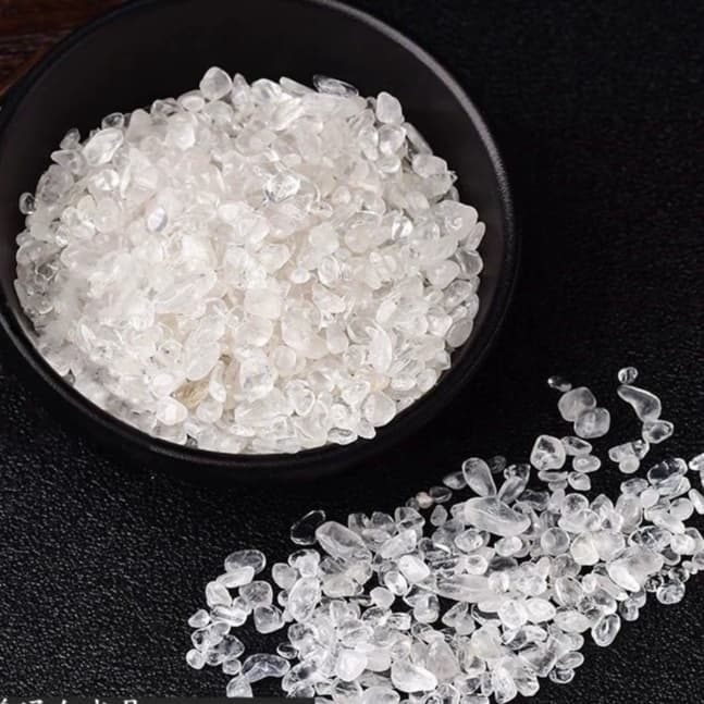 水晶のさざれ石500g 天然石ブレスレット浄化