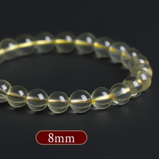 天然石ブレスレット レモンクォーツ 檸檬水晶