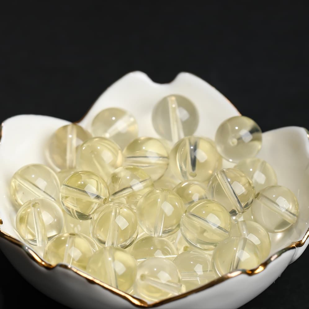 天然石ブレスレット レモンクォーツ 檸檬水晶