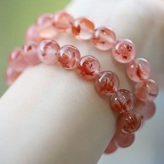 天然石ブレスレット 氷飘南紅瑪瑙