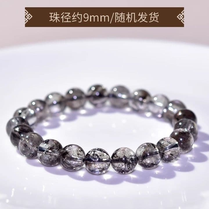 天然石ブレスレット ブラックエレスチャルクォーツ