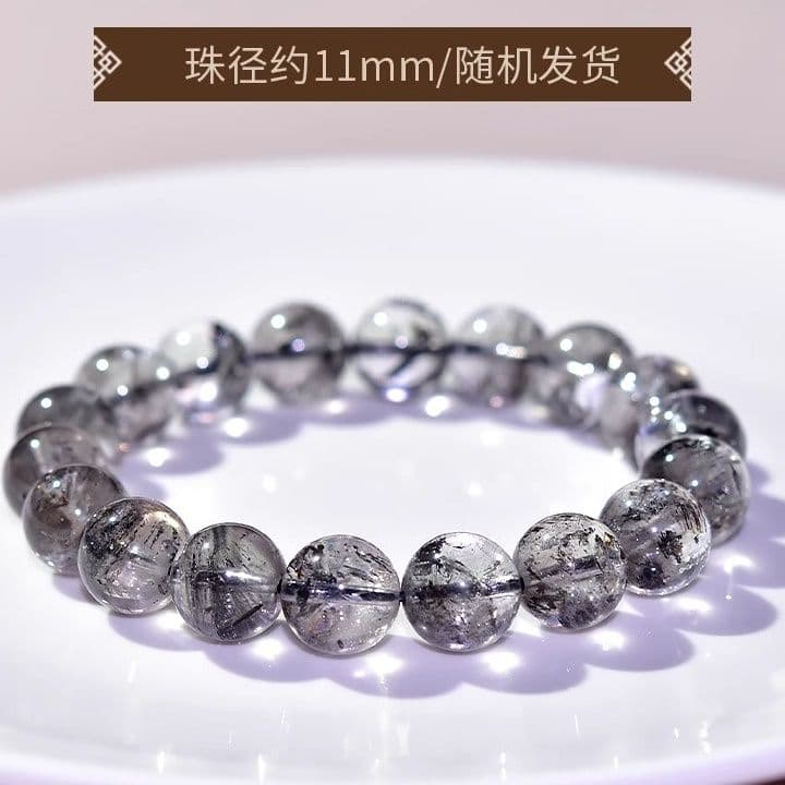天然石ブレスレット ブラックエレスチャルクォーツ