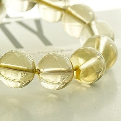 天然石ブレスレット レモン水晶