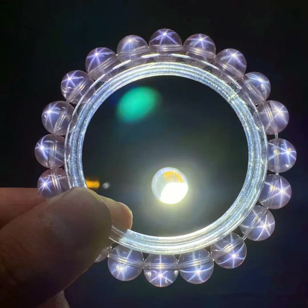 天然石ブレスレット ローズクォーツ 紅水晶