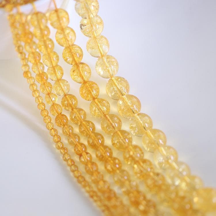 天然石ブレスレット シトリン連材b黄水晶